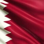 Ilustrasi bendera Qatar.