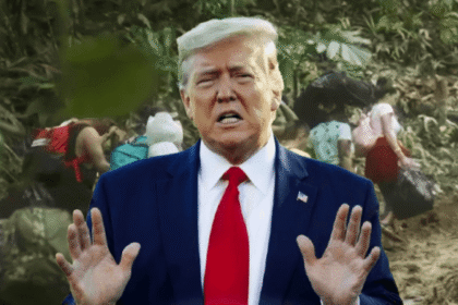 Trump redam arus migran di Darien Gap-wilayah perbatasan Kolombia dan Panama, (17/4/2025). (kolase: mediapesancom)
