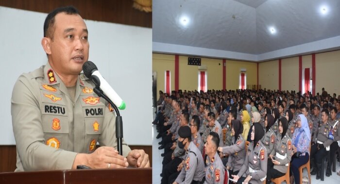 Kepala Kepolisian Resor (Kapolres) Bulukumba, AKBP Restu Wijayanto, S.I.K, menggelar pertemuan perdana, Selasa (22/4/2025), di Aula Parama Satwika Mapolres Bulukumba.