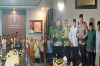 Kapolres Gowa AKBP Muhammad Aldy Sulaiman, S.I.K., M.Si., menggelar kunjungan silaturahmi ke dua organisasi keagamaan besar di Kabupaten Gowa, Selasa (22/4/2025).