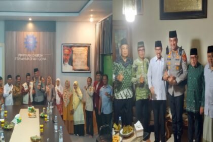 Kapolres Gowa AKBP Muhammad Aldy Sulaiman, S.I.K., M.Si., menggelar kunjungan silaturahmi ke dua organisasi keagamaan besar di Kabupaten Gowa, Selasa (22/4/2025).