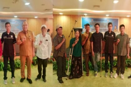 Kesbangpol Makassar menggelar diskusi politik inklusif bagi penyandang disabilitas di Hotel Primer, Makassar (29/4/2025).
