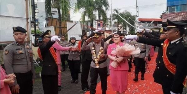 Kapolres Pelabuhan Makassar resmi berganti, (9/4/2025).