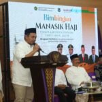 Wakil Bupati Enrekang, Andi Tenri Liwang La Tinro, secara resmi membuka kegiatan Bimbingan Manasik Haji tingkat Kabupaten Enrekang.