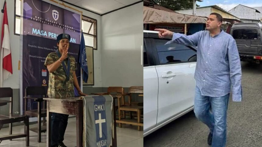 GMKI Cabang Makassar tanggapi aksi walikota yang marah di jalan, (14/4/2025).