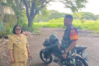 Lurah Mario, Kecamatan Mariso bersama Babinsa, (14/4/2025).