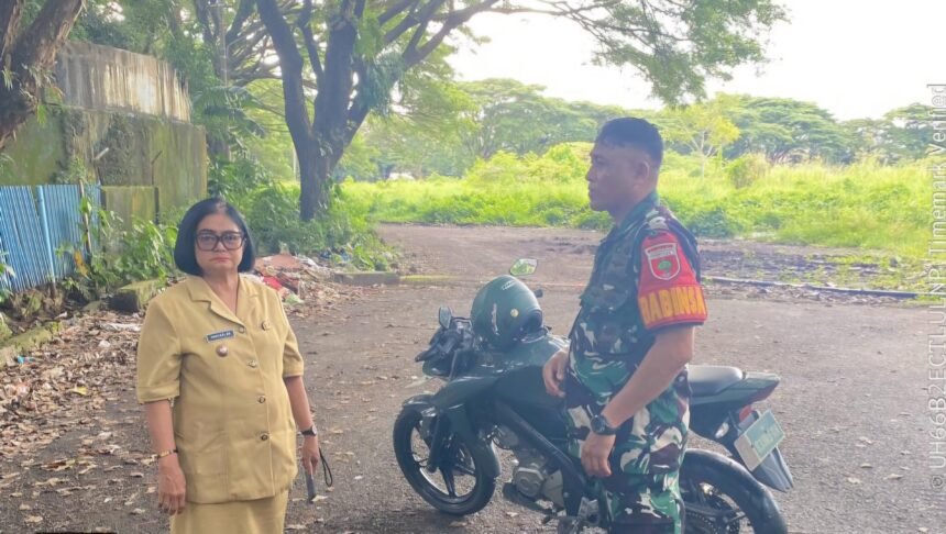 Lurah Mario, Kecamatan Mariso bersama Babinsa, (14/4/2025).