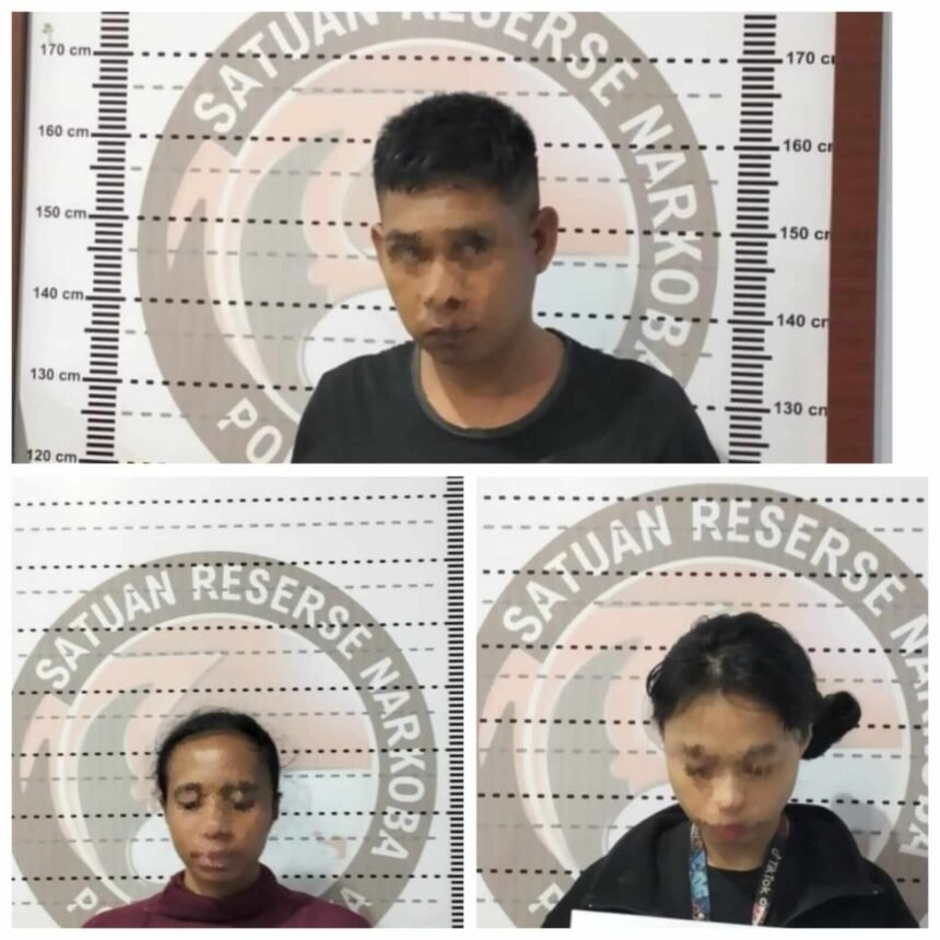 Polsek Watubangga tangkap tiga terduga penyalahguna narkotika, (15/4/2025).