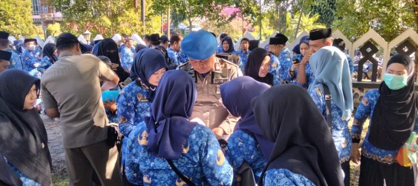 Bupati Enrekang tegaskan pentingnya disiplin ASN dan Tenaga Honorer, (17/4/2025).