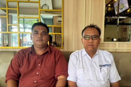 Kepling Binjai III dan Kuasa Hukumnya bantah tudingan terkait penyebaran foto surat keterangan yang belakangan ini beredar di sejumlah media online, (23/4/2025).