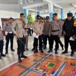 Kapolres Kolaka, AKBP Yudha Widyatama Nugraha, S.I.K., M.H., CPM pimpin Tactical Floor Game (TFG), (24/4/2025).