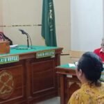 Saksi ungkap luka pada korban dugaan pembunuhan oleh dosen di Pengadilan Negeri Medan, (24/4/2025).