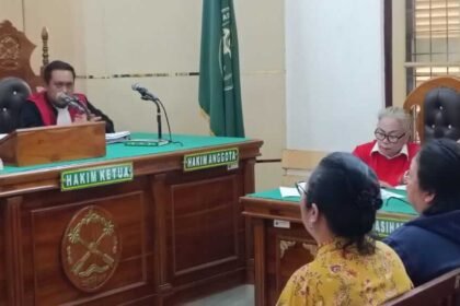 Saksi ungkap luka pada korban dugaan pembunuhan oleh dosen di Pengadilan Negeri Medan, (24/4/2025).