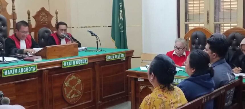 Saksi ungkap luka pada korban dugaan pembunuhan oleh dosen di Pengadilan Negeri Medan, (24/4/2025).