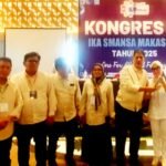 Kongres IV IKA SMANSA yang digelar di Hotel Novotel, Kota Makassar, pada Sabtu (26/4/2025).