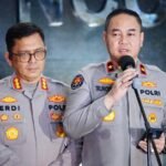 Kepala Biro Penerangan Masyarakat Divisi Humas Polri, Brigjen Pol Trunoyudo Wisnu Andiko dalam keterangan pers di Jakarta (28/4/2025), terkait insiden Sungai Rawara Distrik Moskona, Kabupaten Teluk Bintuni, Papua Barat.