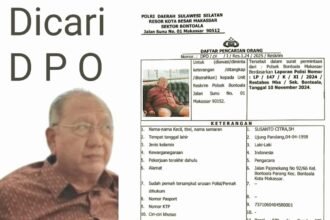Pengacara di Makassar masuk DPO dalam kasus dugaan penipuan, (29/4/2025). (R35/HO)