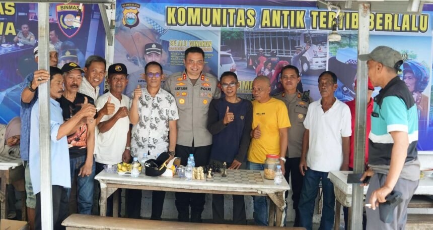 Ga’de-Ga’de Kamtibmas, Selasa (29/4/2025), bertujuan memperkuat hubungan antara polisi dan warga di Kabupaten Gowa.
