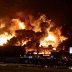 AS bombardir Yaman, hantam empat wilayah: ibu kota Sanaa serta provinsi Hodeidah, Marib, dan Amran, April 2025.