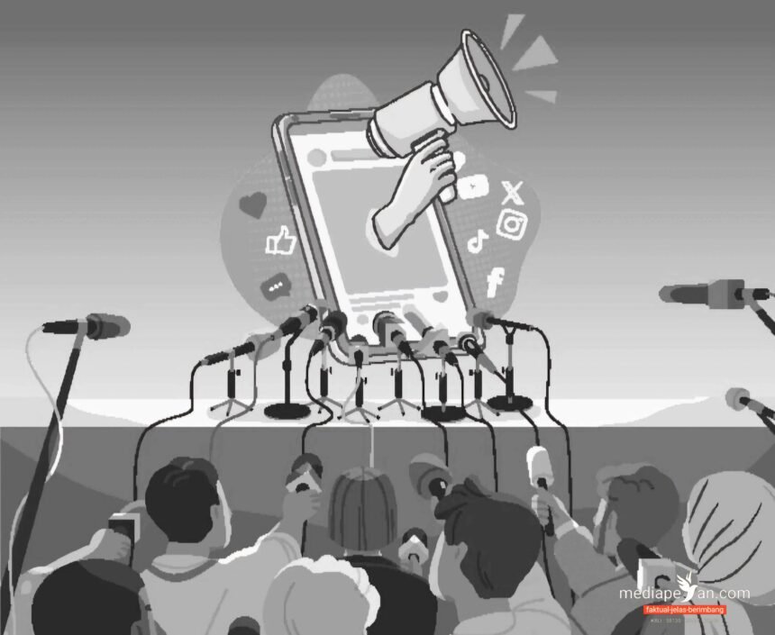 Ilustrasi: Studi ungkap sebab tren penyensoran berita. (tifa-populix/ho/mediapesancom)