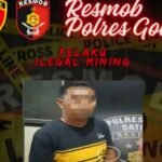 Penampakan pelaku ilegal mining di Gowa, (1/5/2025).