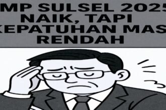 Ilustrasi: UMP Sulsel naik 6,5 persen, jadi salah satu tertinggi di luar Jawa. Namun tantangan kepatuhan masih membayangi.