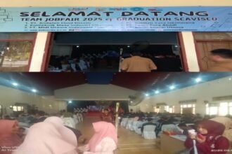 SMKN 2 Makassar gelar wisuda dan job fair untuk 473 lulusan, (5/5/2025).