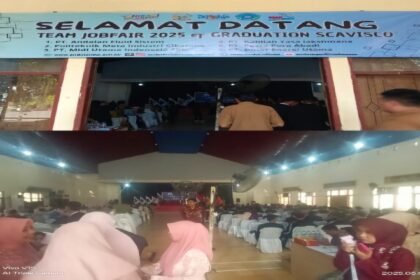 SMKN 2 Makassar gelar wisuda dan job fair untuk 473 lulusan, (5/5/2025).