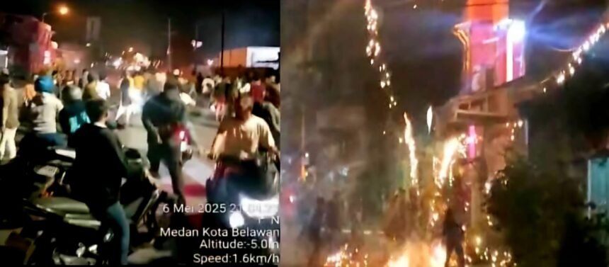 Insiden di Medan picu perdebatan tindakan proporsional dalam penegakan hukum, Mei 2025.