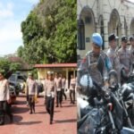 Kapolres Enrekang periksa kendaraan dinas untuk tingkatkan kesiapan layanan publik, (8/5/2025).
