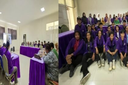 UNIMEN melepas mahasiswa untuk KKN Terpadu di berbagai wilayah Sulawesi Selatan, Kamis (8/5/2025).