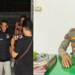 Kolase: Tersangka kasus narkotika dan AKP H. Marala, Kepala Seksi Humas Polres Bulukumba.