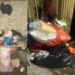 Penampakan tumpukan sampah di lorong-lorong Bontoduri, sebuah wilayah padat penduduk di Kecamatan Tamalate, Kota Makassar, (20/5/2025).