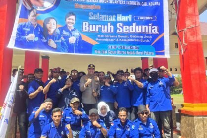 Peringatan Hari Buruh di Kolaka, 1 Mei 2025.