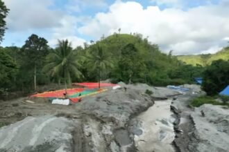 Lokasi di Jalur B Wansait, Desa Dava, Waelata Kabupaten Buru, (4/5/2025).