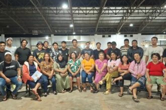 Pedagang Pasar Lau Cih Kecamatan Medan Tuntungan, Kota Medan, Sumatera Utara, Mei 2025. 
