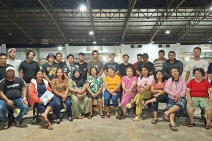 Pedagang Pasar Lau Cih Kecamatan Medan Tuntungan, Kota Medan, Sumatera Utara, Mei 2025. 