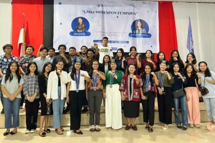 Gerakan Mahasiswa Kristen Indonesia (GMKI) Cabang Makassar serukan tindakan serius atas maraknya Feminisida di Indonesia, Mei 2025.