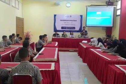 DP3A Sulsel dan UNM menggelar Psikoedukasi di SMKN 2 Makassar, (7/5/2025).