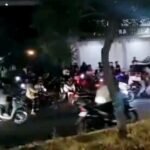 Konvoi motor di Makassar, 5 kendaraan disita Satlantas Polrestabes Makassar, (10/5/2025). (bm/ho)