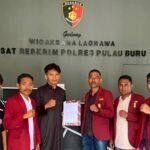 IMM Buru laporkan dugaan penyalahgunaan nama organisasi ke Polres, (17/5/2025).
