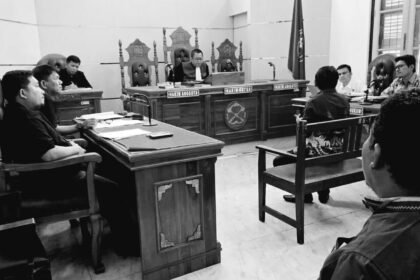 Sidang praperadilan kasus penetapan tersangka Rahmadi terkait narkoba yang digelar di Pengadilan Negeri Medan, Jumat (23/5/2025).
