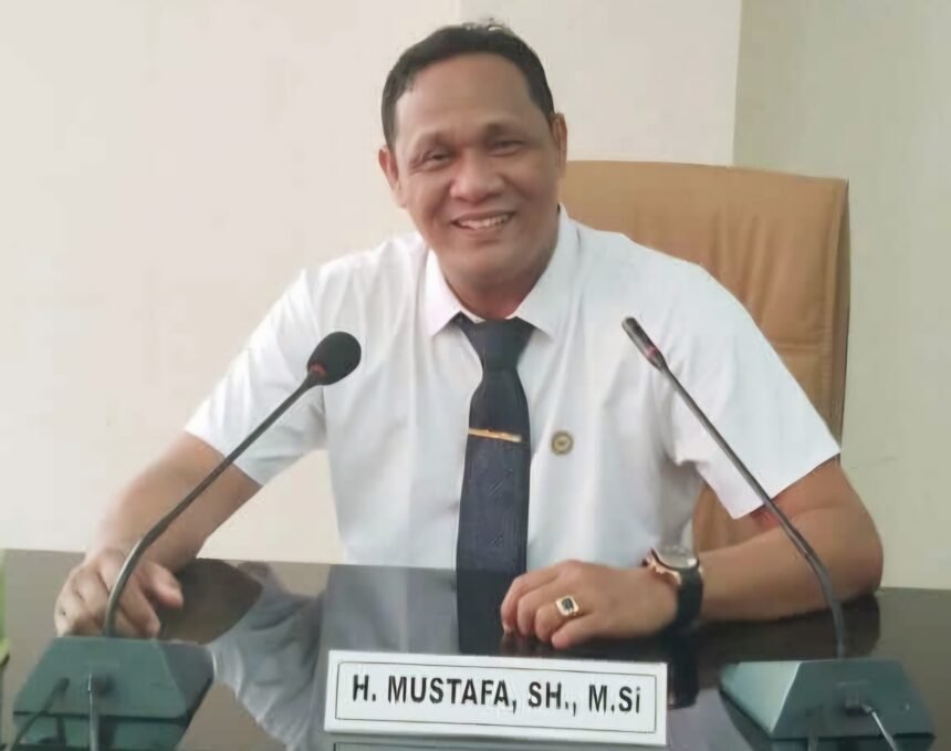 H. Mustafa, SH, M.Si., anggota Komisi I dari Partai Gerindra, DPRD Kabupaten Wajo, Sulsel.