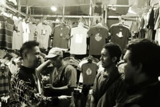 Suasana di Pasar Senggol Makassar. (r35/ho)