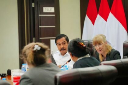 Dubes Jerman melakukan audiensi ke Kementerian Imigrasi dan Permasyarakatan Indonesia, Mei 2025.