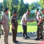 Acara penyambutan Danrem 141/Toddopuli di Enrekang Sulsel, (26/5/2025).