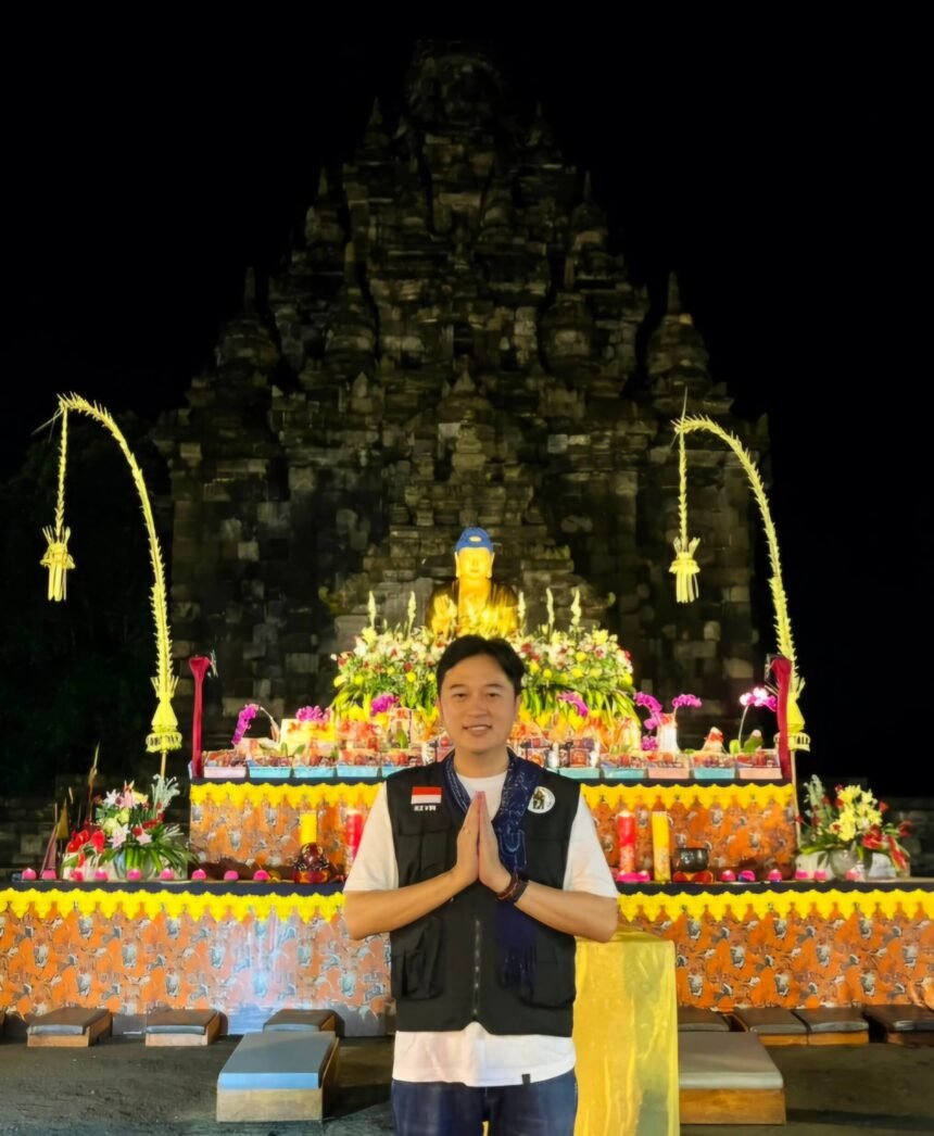 Kevin Wu, Candi Sojiwan, Klaten-Jawa Tengah, 12 Mei 2025.
