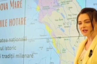 Victoria Furtuna, pemimpin partai Moldova Mare (Moldova Raya), Minggu (18/5/2025). (geopolitics_live/ho)