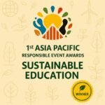 Poltekpar Makassar raih penghargaan internasional sebagai Sustainable Education Winner, Mei 2025.