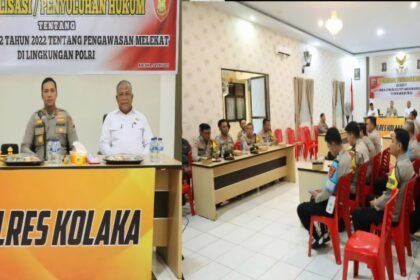 Polres Kolaka menggelar penyuluhan hukum, (3/6/2025).
